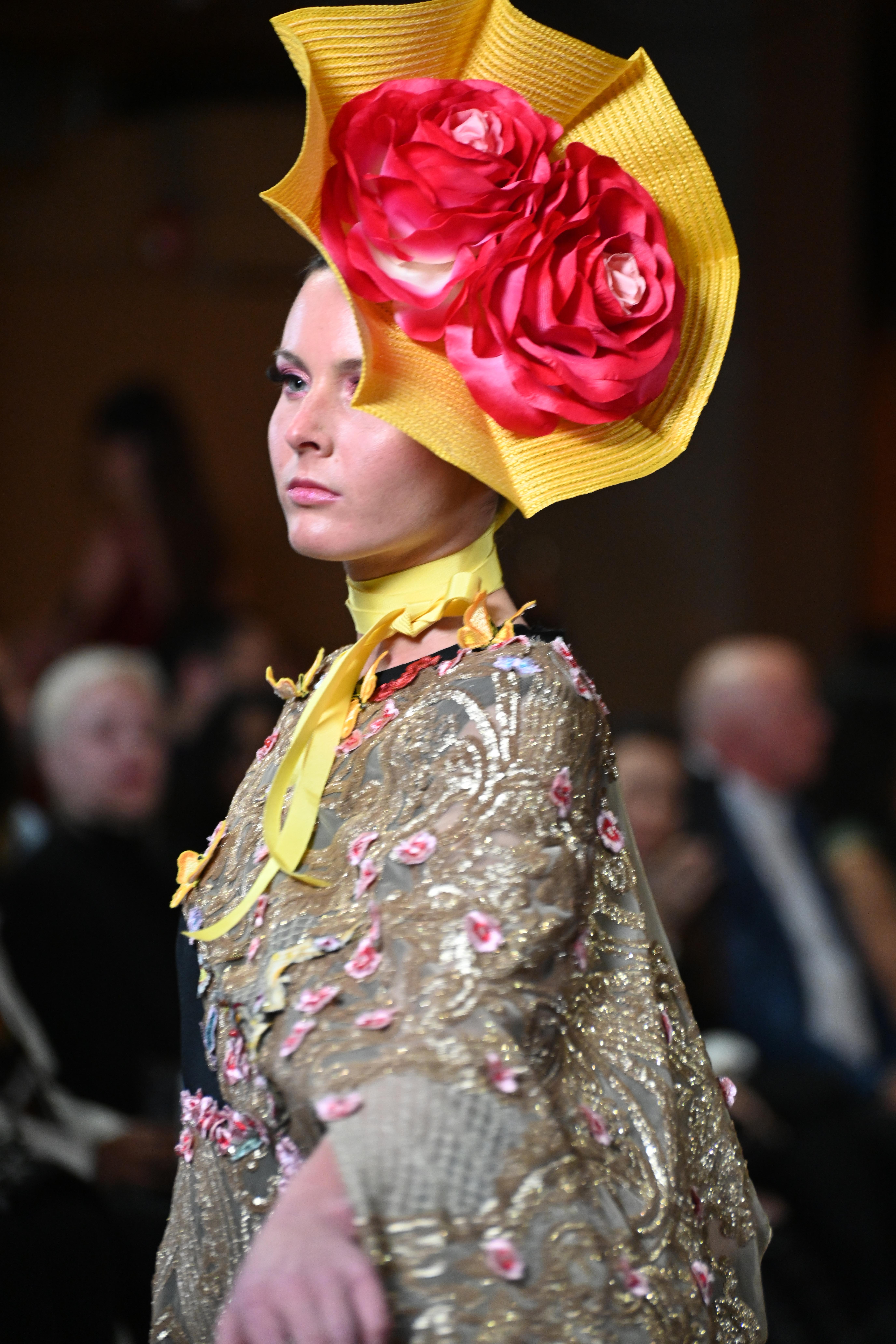 (NEW) Couture Fashion Week 2024 in New York City, New York. Saturday February 3rd 2024, New York City. New York USA. Fashion Week begins in New York City from February 9th to the 14th. However, there are a few fashion runway events that begin earlier. For example, the Couture Fashion Week 2024, which began 7 days from the start of New York Fashion Week.
The Couture Fashion Week is presented by award winner designer Andres Aquino ( andresaquino.com). (also founder and producer of Couture Fashion Week with over 38 seasons as one of NYFW's best events, renowned for his highly entertaining extravagant fashion shows). 
Credit: Victor M. Matos/Thenews2