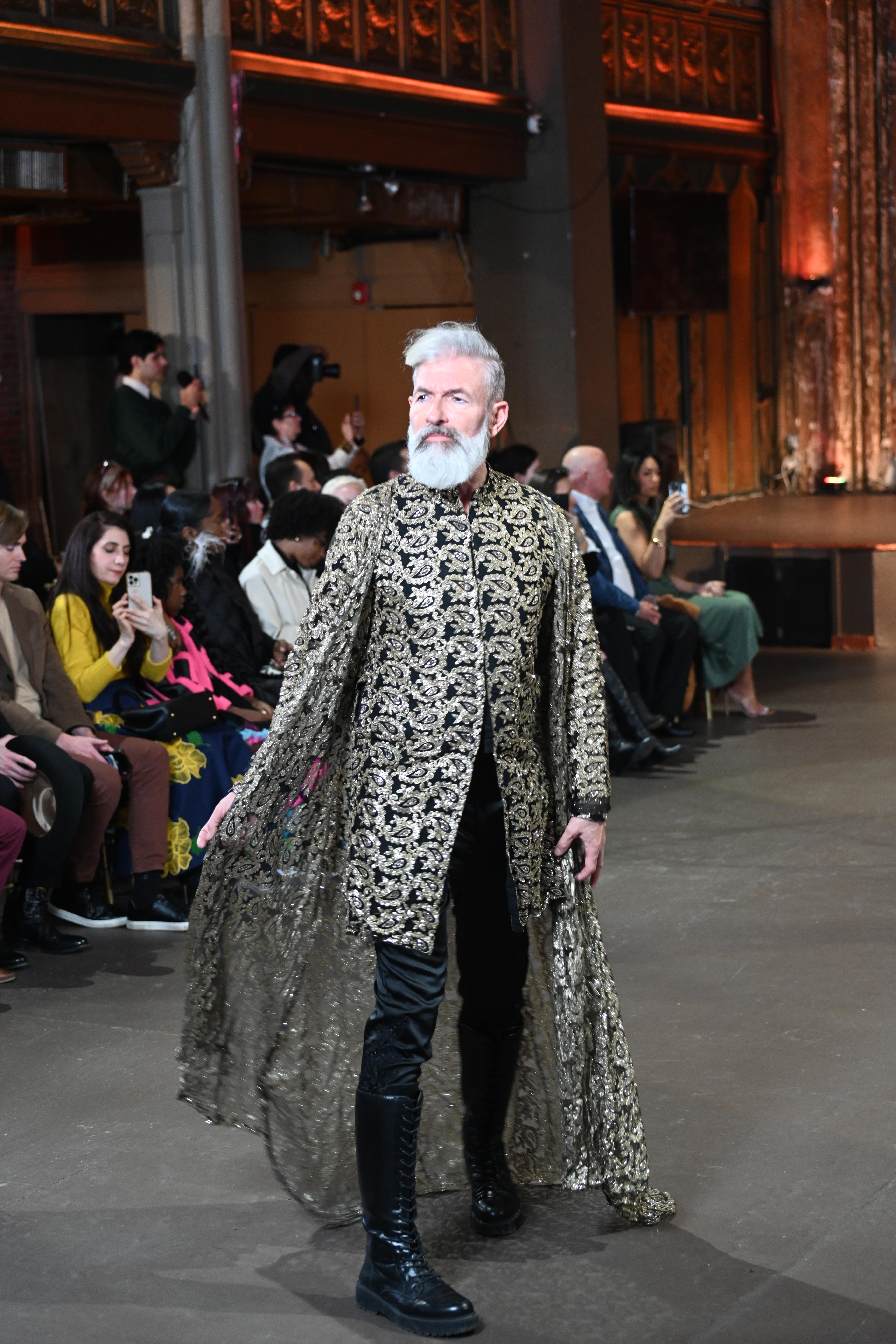 (NEW) Couture Fashion Week 2024 in New York City, New York. Saturday February 3rd 2024, New York City. New York USA. Fashion Week begins in New York City from February 9th to the 14th. However, there are a few fashion runway events that begin earlier. For example, the Couture Fashion Week 2024, which began 7 days from the start of New York Fashion Week.
The Couture Fashion Week is presented by award winner designer Andres Aquino ( andresaquino.com). (also founder and producer of Couture Fashion Week with over 38 seasons as one of NYFW's best events, renowned for his highly entertaining extravagant fashion shows). 
Credit: Victor M. Matos/Thenews2